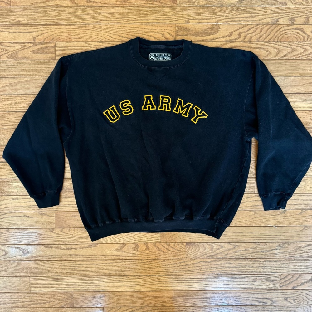 Vintage Black and Gold US Army Crewneck Sweater